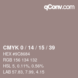 Color code: CMYK 0 / 14 / 15 / 39 | qconv.com