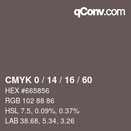 Color code: CMYK 0 / 14 / 16 / 60 | qconv.com