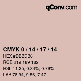 Color code: CMYK 0 / 14 / 17 / 14 | qconv.com