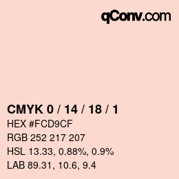 Color code: CMYK 0 / 14 / 18 / 1 | qconv.com