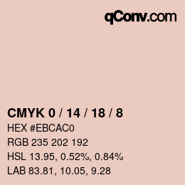 Color code: CMYK 0 / 14 / 18 / 8 | qconv.com