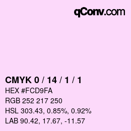 Color code: CMYK 0 / 14 / 1 / 1 | qconv.com