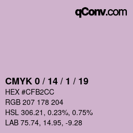 Color code: CMYK 0 / 14 / 1 / 19 | qconv.com