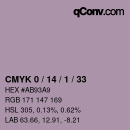 Color code: CMYK 0 / 14 / 1 / 33 | qconv.com