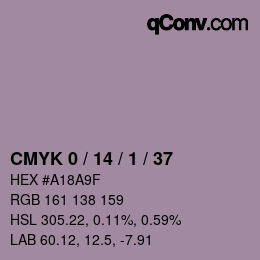 Color code: CMYK 0 / 14 / 1 / 37 | qconv.com