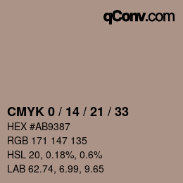 Color code: CMYK 0 / 14 / 21 / 33 | qconv.com