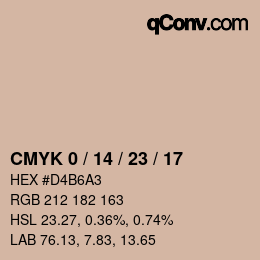 Color code: CMYK 0 / 14 / 23 / 17 | qconv.com