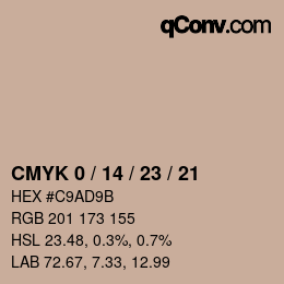 Color code: CMYK 0 / 14 / 23 / 21 | qconv.com