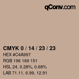 Color code: CMYK 0 / 14 / 23 / 23 | qconv.com