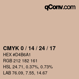 Color code: CMYK 0 / 14 / 24 / 17 | qconv.com