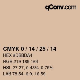 Color code: CMYK 0 / 14 / 25 / 14 | qconv.com