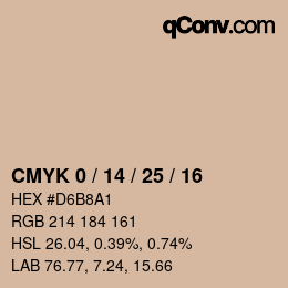 Color code: CMYK 0 / 14 / 25 / 16 | qconv.com