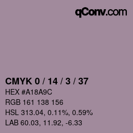 Color code: CMYK 0 / 14 / 3 / 37 | qconv.com