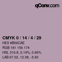 Color code: CMYK 0 / 14 / 4 / 29 | qconv.com