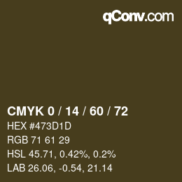 Color code: CMYK 0 / 14 / 60 / 72 | qconv.com