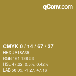 Color code: CMYK 0 / 14 / 67 / 37 | qconv.com