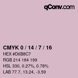 Color code: CMYK 0 / 14 / 7 / 16 | qconv.com