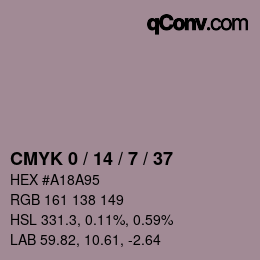 Color code: CMYK 0 / 14 / 7 / 37 | qconv.com