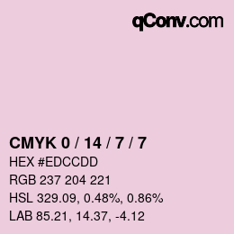 Color code: CMYK 0 / 14 / 7 / 7 | qconv.com