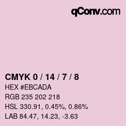 Color code: CMYK 0 / 14 / 7 / 8 | qconv.com