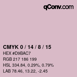 Color code: CMYK 0 / 14 / 8 / 15 | qconv.com