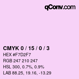 Color code: CMYK 0 / 15 / 0 / 3 | qconv.com