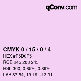 Color code: CMYK 0 / 15 / 0 / 4 | qconv.com