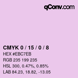 Color code: CMYK 0 / 15 / 0 / 8 | qconv.com