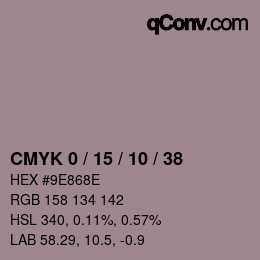Color code: CMYK 0 / 15 / 10 / 38 | qconv.com