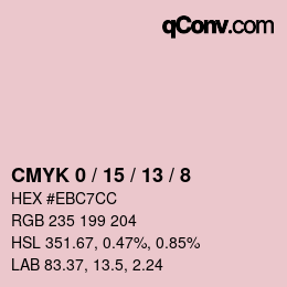 Color code: CMYK 0 / 15 / 13 / 8 | qconv.com