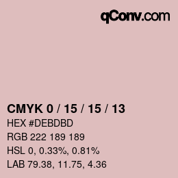 Color code: CMYK 0 / 15 / 15 / 13 | qconv.com