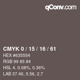 Color code: CMYK 0 / 15 / 16 / 61 | qconv.com