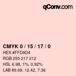 Color code: CMYK 0 / 15 / 17 / 0 | qconv.com
