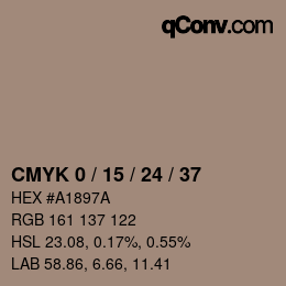 Color code: CMYK 0 / 15 / 24 / 37 | qconv.com