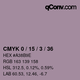 Color code: CMYK 0 / 15 / 3 / 36 | qconv.com