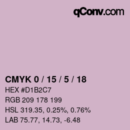 Color code: CMYK 0 / 15 / 5 / 18 | qconv.com