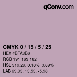 Color code: CMYK 0 / 15 / 5 / 25 | qconv.com