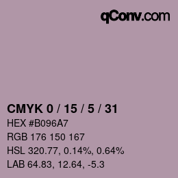 Color code: CMYK 0 / 15 / 5 / 31 | qconv.com