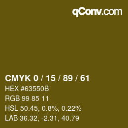 Color code: CMYK 0 / 15 / 89 / 61 | qconv.com