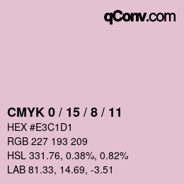 Color code: CMYK 0 / 15 / 8 / 11 | qconv.com