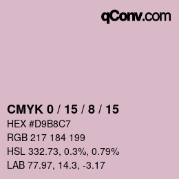 Color code: CMYK 0 / 15 / 8 / 15 | qconv.com