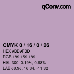 カラーコード: CMYK 0 / 16 / 0 / 26 | qconv.com