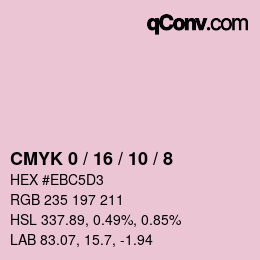 Color code: CMYK 0 / 16 / 10 / 8 | qconv.com