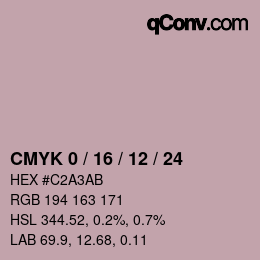 Color code: CMYK 0 / 16 / 12 / 24 | qconv.com