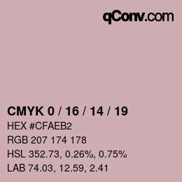 Color code: CMYK 0 / 16 / 14 / 19 | qconv.com