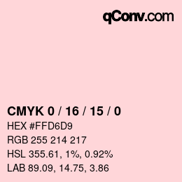 Color code: CMYK 0 / 16 / 15 / 0 | qconv.com
