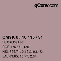 Color code: CMYK 0 / 16 / 15 / 31 | qconv.com