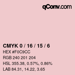 Color code: CMYK 0 / 16 / 15 / 6 | qconv.com