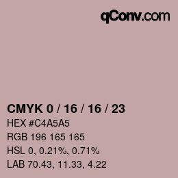 Color code: CMYK 0 / 16 / 16 / 23 | qconv.com