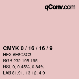 Color code: CMYK 0 / 16 / 16 / 9 | qconv.com